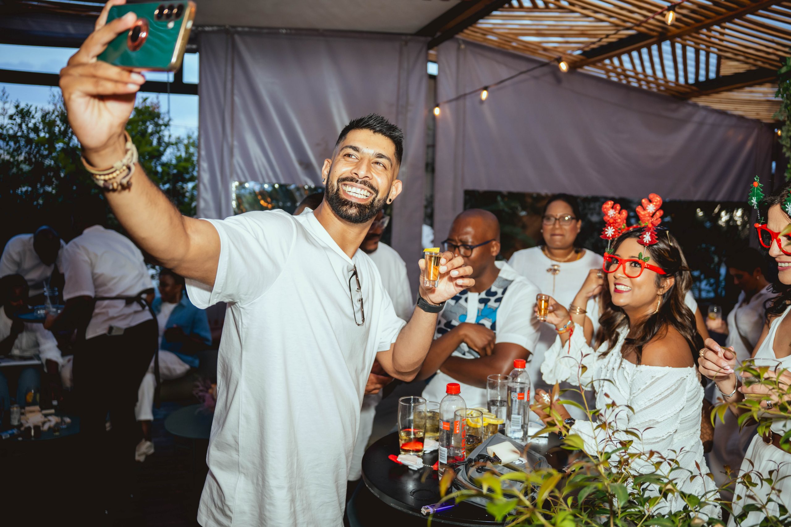 Guests enjoying an event together