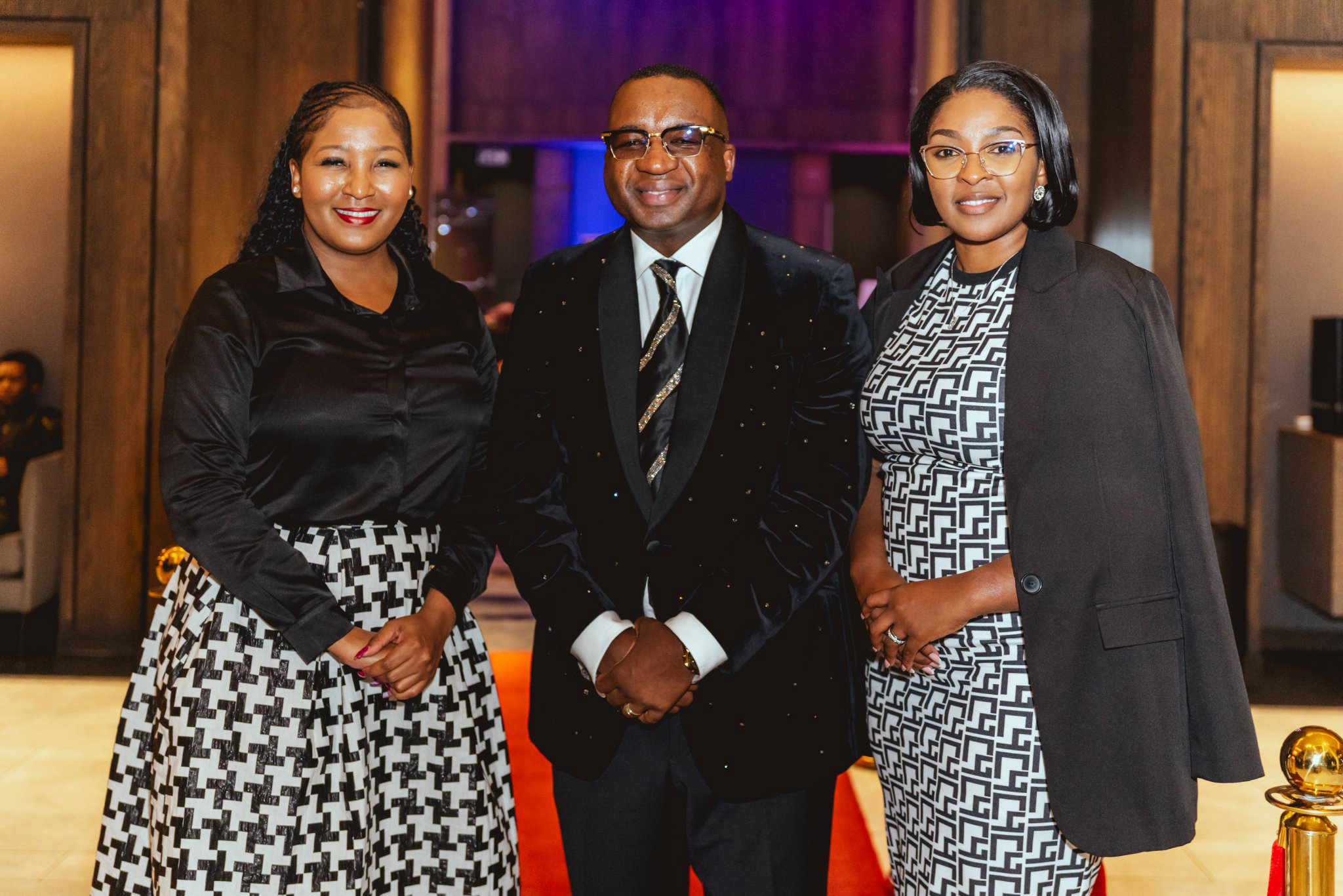 Guests at a formal corporate event